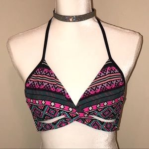 🎆Tribal Neon Target Bikini Top🎆